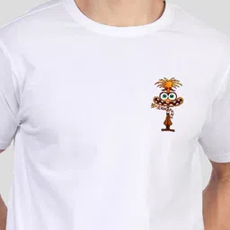 Greylongg Men Printed Applique T-shirt image 2