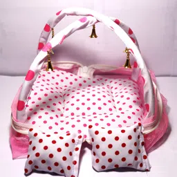 lunex Laddu Gopal Mosquito Net Bed for Size 0 to 2 / Super Soft Bed with Pillow. Dress-picture-14
