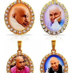 Utkarsh Gold-Plated Oval Pendants-picture-29