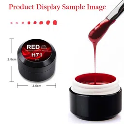 BELLE GAGA Red Lady Series UV & LED Soak Off Nail Polish- 5 ml- Shade- H77 image 5