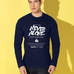 WOOSTRO Men Typography Printed Slim Fit T-shirt-picture-22