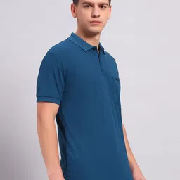 BLACK BLINK Polo Collar Cotton Slim Fit T-shirt image 5