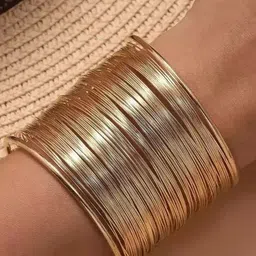 Sangria Multi Layered Cuff Bangle-picture-17