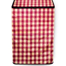 The Furnishing Tree Maroon PVC Washing Machine Cover-picture-10