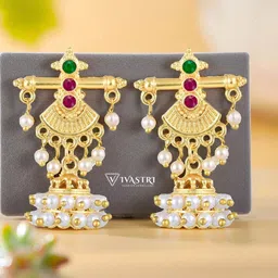 VIVASTRI Geometric Drop Earrings-picture-18