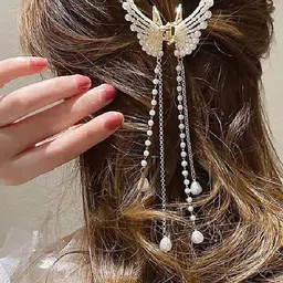 SHREEWATCHES Women Set of 2 Embellished Claw Clip image 4