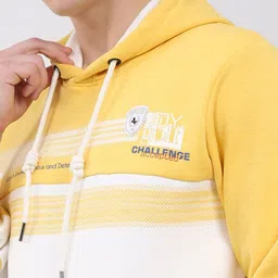 Monte Carlo Men Colourblocked Hooded Sweatshirt image 3