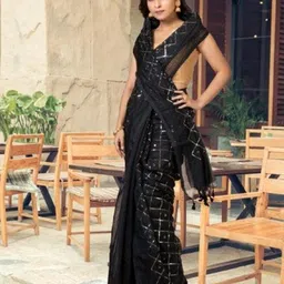 Laa Calcutta Embellished Sequinned Saree image 3