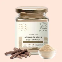 Ecotyl Ashwagandha Root Powder for Mental Well Being | Energy Booster |100g image 5