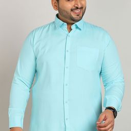 sztori Style Quotient Plus Size Spread Collar Classic Cotton Shirt-picture-29