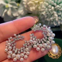 Estailo fashion Geometric Drop Earrings image 3