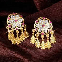 VIVASTRI Women Gold-Plated Alloy Earrings-picture-17