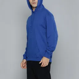 Moda Rapido Men Blue Hooded Sweatshirt-picture-26