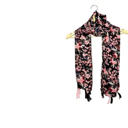 POSHAMPAA be desi Women Printed Chiffon Stole image 5