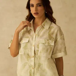 Virgio Cher Floral Printed Shirt & Shorts Co-Ord Set-picture-14