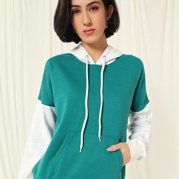 TANDUL Women Colourblocked Lightweight Crop Tailored Jacket with Embroidered-picture-37