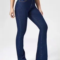 STEPLE DENIMS Women Bootcut High-Rise Jeans image 5