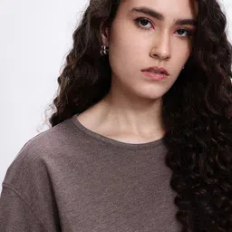 Kook N Keech Drop-Shoulder Sleeves Oversized T-shirt image 4