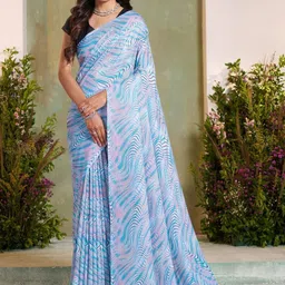 Garden Vareli Abstract Printed Saree-picture-38