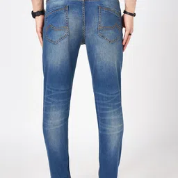 SF JEANS by Pantaloons Men Slim Fit Slash Knee Light Fade Jeans image 3