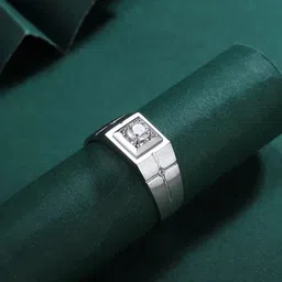 MEENAZ Silver-Plated American Diamond StuddedFingerRing-picture-16