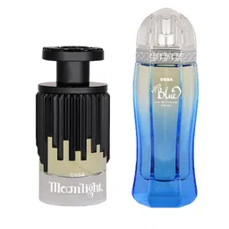 Ossa Set Of 2 Moonlight & Aqua Blue Long Lasting Eau De Parfum - 100 ml Each image 1