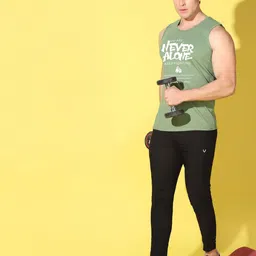 WOOSTRO Men Typography 2 Printed Applique Slim Fit T-shirt image 2