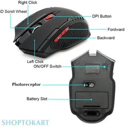 SHOPTOKART SWIFT Wireless OpticalGaming Mouse image 5