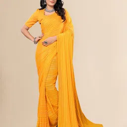 Moda Rapido Women Striped Satin Saree-picture-33