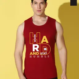 WOOSTRO Men Pack of 2 Typography Printed Round Neck Cotton Slim Fit T-shirts-picture-11