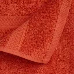 SPACES Colorfas Red 2 Pieces Pure Cotton Hand Towels image 2