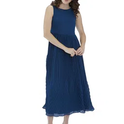 Iti Georgette A-Line Maxi Dress-image-77