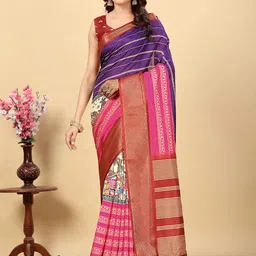 SSHAGUN LIFESTYLE Floral Printed Bandhani Saree-picture-13