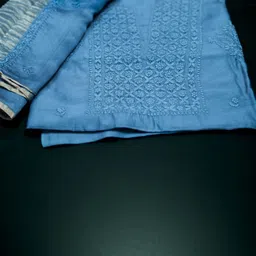 WINK&WISH Unstitched Dress Material image 4