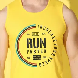 WOOSTRO Men Pack of 2 Typography Printed Round Neck Cotton Slim Fit Sports T-shirts image 2