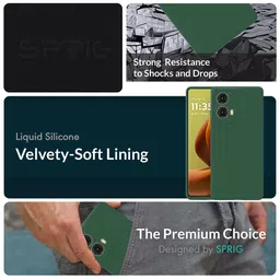 SPRIG Motorola G85 Impact Resistant Back Case Mobile Accessories image 4