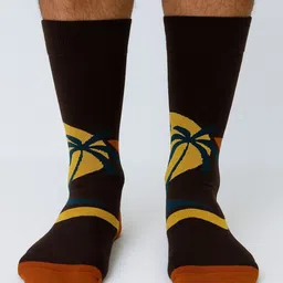 ZEVORA Floral Patterned Calf Length Socks image 4