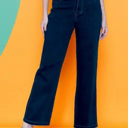 FIREAGE Women Bootilicious Wide Leg High-Rise Stretchable Jeans-picture-22