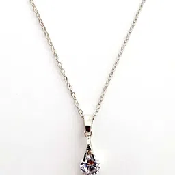Nawab Collection Silver-Plated Alloy Cubic Zirconia Pendants with Chains-picture-12