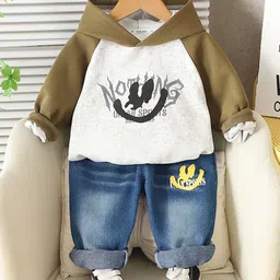 StyleCast x Revolte Boys Printed Coat with Trousers-picture-1