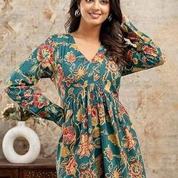 LABEL ADRIJA Floral Print Pure Cotton Handloom Kurti-picture-18