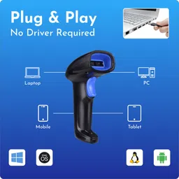 Pixra PX40 Wireless 2.4GHz 2D & 1D Barcode Scanner & QR Code Scanner 2D Camera Barcode Scanner image 3