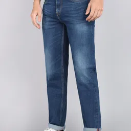 killer Men Slim Mid Rise Blue Jeans image 3