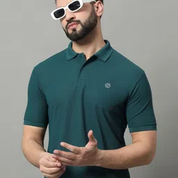 RENUOVO Men Polo Collar Pockets T-shirt-image-29