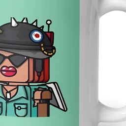 Mr UVD White & Green Printed Ceramic Glossy Mugs Set of Cups and Mugs-image-10