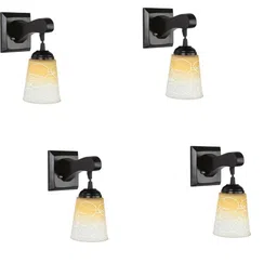 SOMIL Yellow Glass Cylinder Printed Wall Lamps-picture-29