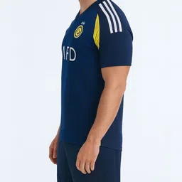 dostitch Men Cristiano Ronaldo Printed V-Neck Dri-FIT T-shirt image 2