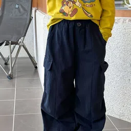 LULU & SKY Girls High-Rise Wide Leg Cargos-picture-33