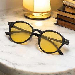 Ted Smith Unisex Round Sunglasses with Polarised and UV Protected Lens-picture-24