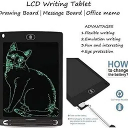 kp enterprise Portable LCD Writing Board Slate Drawing Record Notes Digital Notepad with Pen Handwriting Pad Paperless Graphic Tablet for Kids at Home School, Writing Pads, Writing Tablet image 3